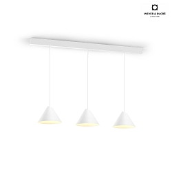LED Design-Pendelleuchte SHIEK 1.0,  17cm, 11W 1800-2850K, CRi >90, dim-to-warm, wei