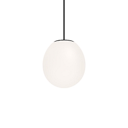 Luminaire  suspension DRO SUSPENDED 2.0 -  19.5CM E14 IP20, blanc opale, noir mat gradable