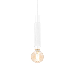 pendant luminaire TRACE CEILING SUSP 2.0 E27 IP20, white matt dimmable