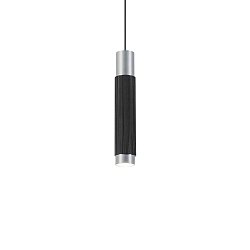 pendant luminaire TRACE CEILING SUSP 2.0 IP20, aluminium, black matt dimmable