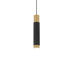pendant luminaire TRACE CEILING SUSP 2.0 IP20, champagner, black matt dimmable