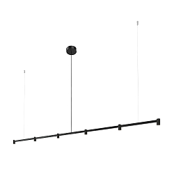 pendant luminaire TRACE CHANDELIER CEILING SUSP 2.0 IP20, black matt dimmable