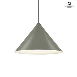 Luminaire  suspension DINOR 2.0 Dim-To-Warm IP20, vert, gris, blanche gradable