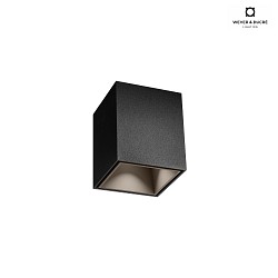 downlight BOX MINI 1.0 square, surface-mounted version IP20, bronze dimmable