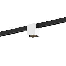 LED Schienenstrahler DOCUS ON STREX 1.0, 25�, 48V, 7W, 3000K, 470lm, IP20, Schiene schwarz / Leuchte wei�/schwarz