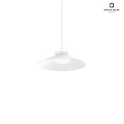 pendant luminaire CLEA 1.0 -  35CM round, direct / indirect IP20, white matt dimmable