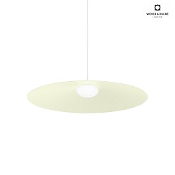 pendant luminaire CLEA 3.0 -  70CM round, direct / indirect IP20, blue green, jade dimmable