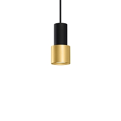 pendant luminaire ODREY CEILING SUSP 1.1 PAR16 GU10 IP20, gold, black matt 