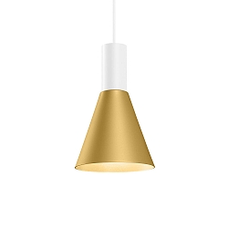 pendant luminaire ODREY CEILING SUSP 1.4 PAR16 GU10 IP20, gold, white matt 