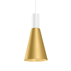 pendant luminaire ODREY CEILING SUSP 1.5 PAR16 GU10 IP20, gold, white matt 