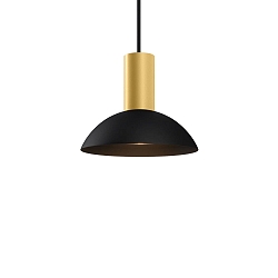 pendant luminaire ODREY CEILING SUSP 1.7 GU10 IP20, gold, black matt 