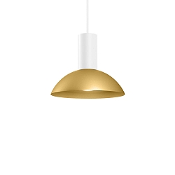 pendant luminaire ODREY CEILING SUSP 1.7 GU10 IP20, gold, white matt 