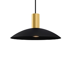pendant luminaire ODREY CEILING SUSP 1.8 PAR16 GU10 IP20, gold, black matt 