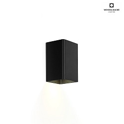 Luminaire mural DOCUS MINI 1.0 - PAR16 - UP OR DOWN haut, Bas,  1 flamme, angulaire GU10 IP20, mat, noir profond gradable