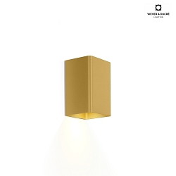 Luminaire mural DOCUS MINI 1.0 - PAR16 - UP OR DOWN haut, Bas,  1 flamme, angulaire GU10 IP20, or gradable