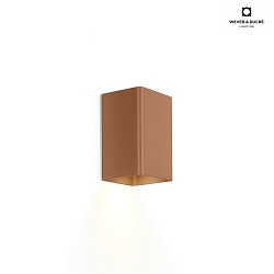 Luminaire mural DOCUS MINI 1.0 - PAR16 - UP OR DOWN haut, Bas,  1 flamme, angulaire GU10 IP20, cuivre gradable
