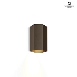 Wall luminaire HEXO MINI 1.0 PAR16, GU10 max. 12W, bronze