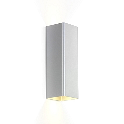 Wall luminaire DOCUS MINI 2.0 PAR16, Up&Down, 2x GU10 max. 12W, aluminum brushed
