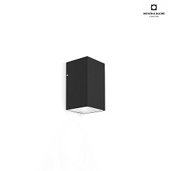 LED Wandleuchte TRAIN 1.0, 1-seitig, 6W 2700K 390lm 36, CRi >90, dimmbar, schwarz