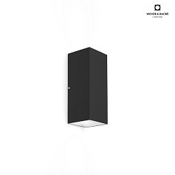 LED Wandleuchte TRAIN 2.0, 2-seitig, 8W 2700K 490lm 36, CRi >90, dimmbar, schwarz