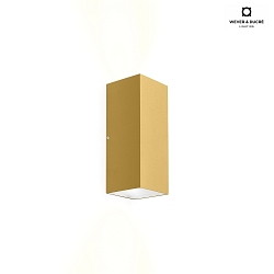 LED Wandleuchte TRAIN 2.0, 2-seitig, 8W 2700K 490lm 36, CRi >90, dimmbar, gold