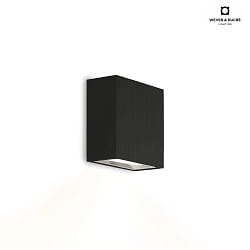 Luminaire mural CENTRAL 1.0 - UP OR DOWN  1 flamme, plat IP20, mat, noir profond gradable