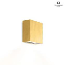 Luminaire mural CENTRAL 1.0 - UP OR DOWN  1 flamme, plat IP20, or mat gradable