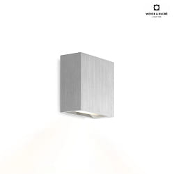 Luminaire mural CENTRAL 1.0 - UP OR DOWN  1 flamme, plat IP20, aluminium bross gradable