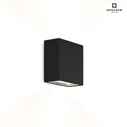 LED Wall luminaire CENTRAL 2.0, Up&Down, 8W 3000K, CRi >90, dimmable, black