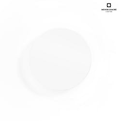 LED Wandleuchte MILES 2.0 ROUND, indirekt,  19cm, 8W 2700K, CRi >90, dimmbar, wei
