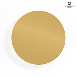 LED Wandleuchte MILES 3.0 ROUND, indirekt,  26cm, 8W 2700K, CRi >90, dimmbar, gold