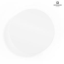 LED Wandleuchte MILES 3.0 ROUND, indirekt,  26cm, 8W 2700K, CRi >90, dimmbar, wei