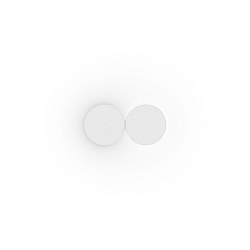 wall luminaire DOT WALL SURF 2.0 IP20, white matt dimmable