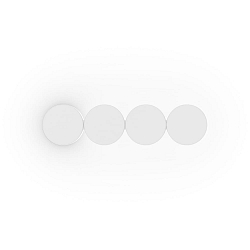 wall luminaire DOT WALL SURF 4.0 IP20, white matt dimmable