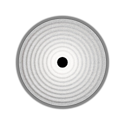 wall luminaire TAPIS SOFT WALL SURF 1.0 IP20, grey, marble dimmable