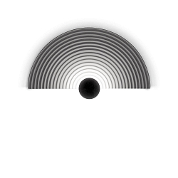 wall luminaire TAPIS WALL SURF 2.0 IP20, grey dimmable