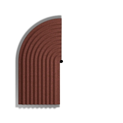 lment dcoratif TAPIS SOFT WALL SURF 4.1, rouge