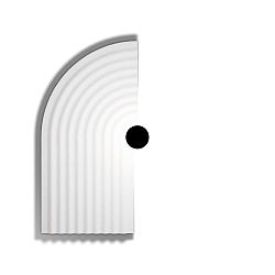 wall luminaire TAPIS SOFT WALL SURF 4.0 IP20, white dimmable