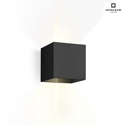 LED Wandleuchte BOX 2.0, Up&Down, 6W 1800-2850K 2x200lm, dimmbar, schwarz