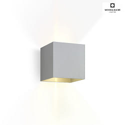 LED Wandleuchte BOX 2.0, Up&Down, 6W 1800-2850K 2x200lm, dimmbar, aluminium