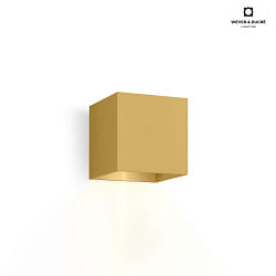 LED Wandleuchte BOX 1.0, Up or Down, 6W 1800-2850K 400lm, dimmbar, gold