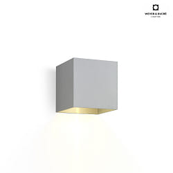 LED Wandleuchte BOX 1.0, Up or Down, 6W 1800-2850K 400lm, dimmbar, aluminium