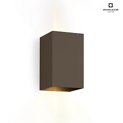 LED Wandleuchte BOX 3.0, Up&Down, 6W 1800-2850K 2x200lm, dimmbar, bronze