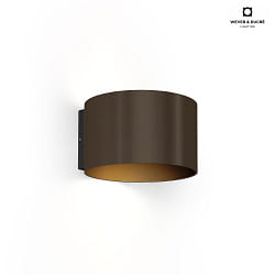 LED Wandleuchte RAY 2.0, Up&Down, 2x 3W 1800-2850K, dimmbar, Winkel verstellbar, bronze