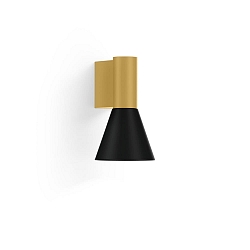 wall luminaire ODREY WALL SURF 1.3 PAR16 GU10 IP20, gold, black matt 