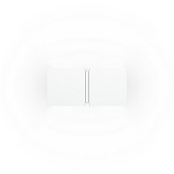 Wandleuchte CG SQUARE 2P SMALL, G9, IP20, wei�