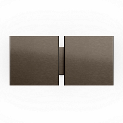 Wandleuchte CG SQUARE 2G BIG, E27, IP20, bronze
