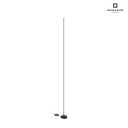 floor lamp FINLIN 1.0 adjustable, with diffuser, with cord dimmer IP20, black matt dimmable