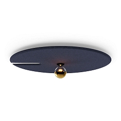 wall and ceiling luminaire MIRRO SOFT CEILING / WALL SURF 3.0 E27 IP20, blue 