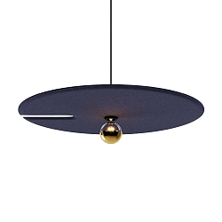 pendant luminaire MIRRO SOFT CEILING SUSP 3.0 E27 IP20, blue 
